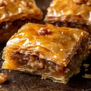 walnut juicy baklava